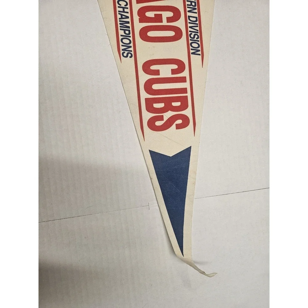 Vintage Chicago Cubs 1989 National League Champions Full Size Pennant Flag